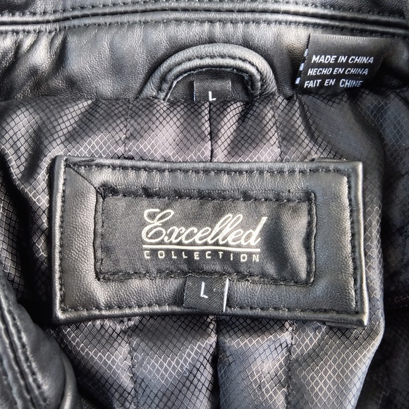 Women's Leather Button Front Stroller Jacket - Large (L) - Picture 4 of 11